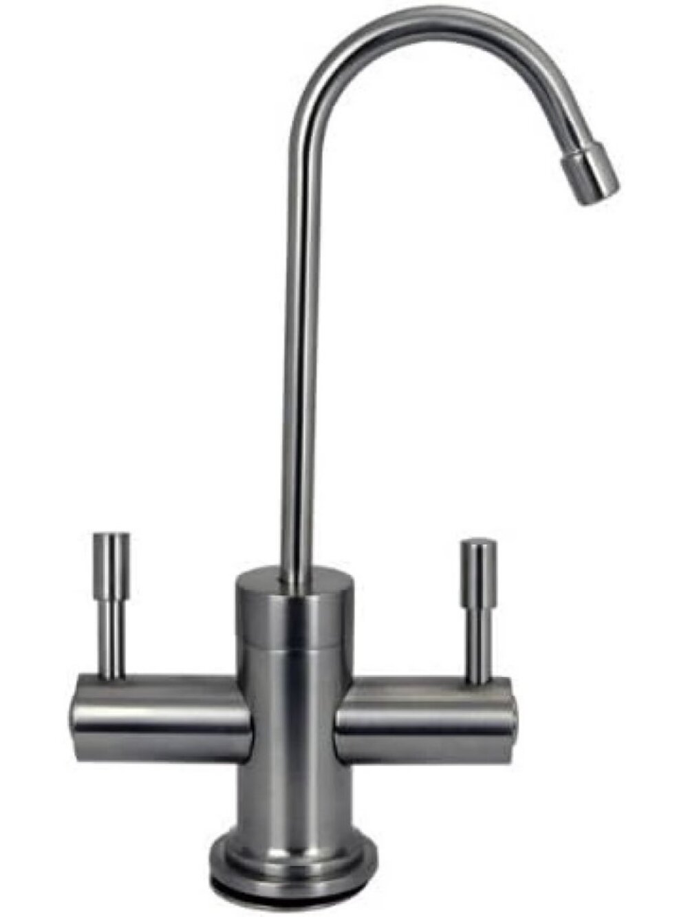 Westbrass Contemporary Two Handle Instant Hot/Cold Water Dispenser Faucet